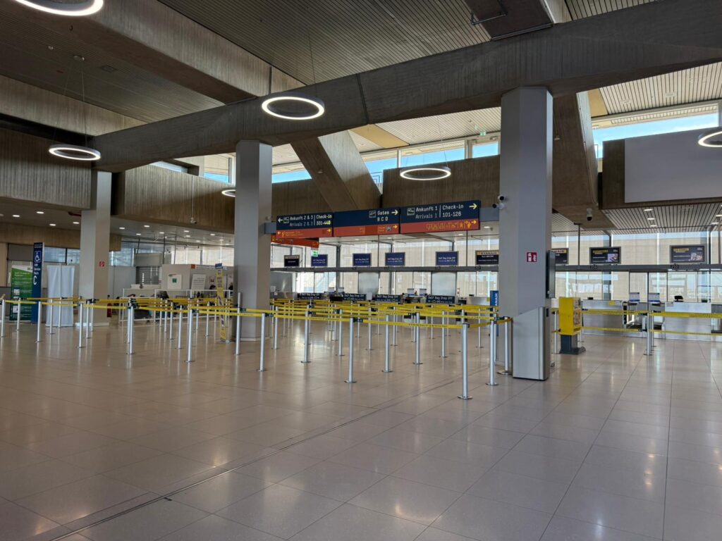 Rustige incheckbalies bij Ryanair