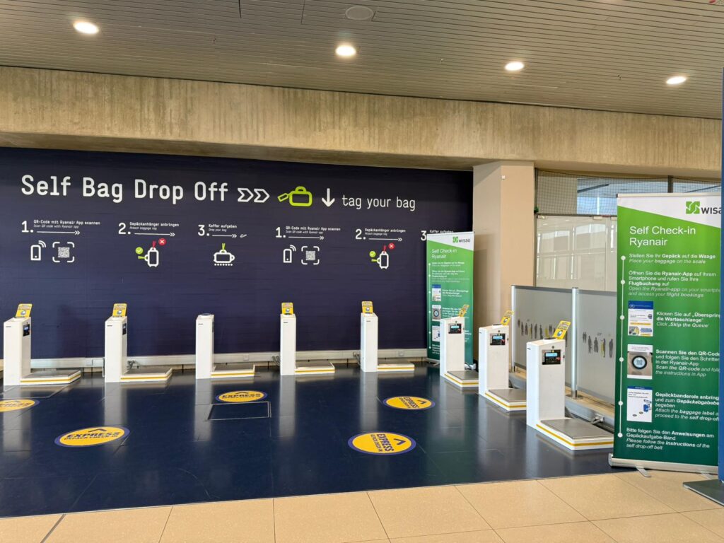 Self-service bagage drop-off